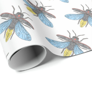 Firefly (white) - Wrapping Paper
