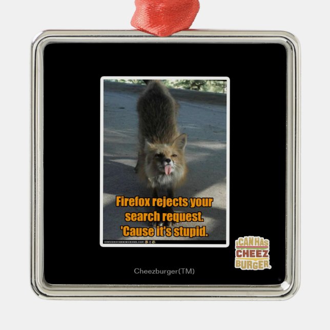 Firefox rejects metal ornament (Front)