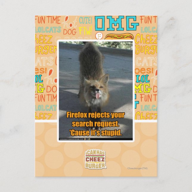 Firefox rejects postcard (Front)