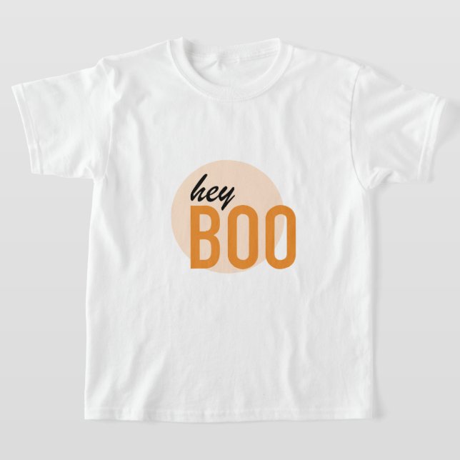 firehai halloween hey boo personalize  T-Shirt (Laydown)