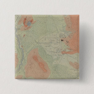 Firehole Geyser Basin 2 Inch Square Button