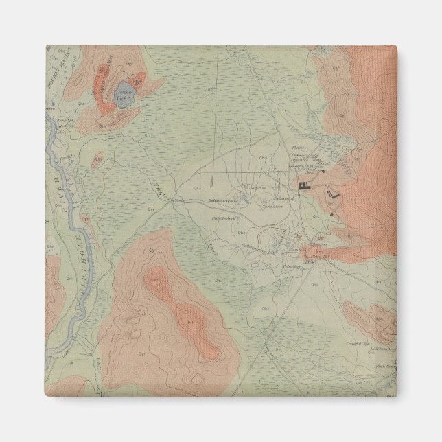 Firehole Geyser Basin Magnet (Front)