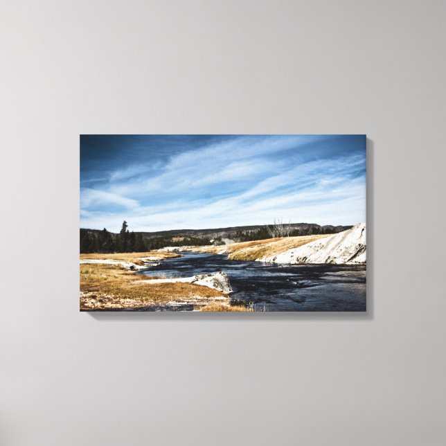 Firehole River Wrapped Canvas (Front)