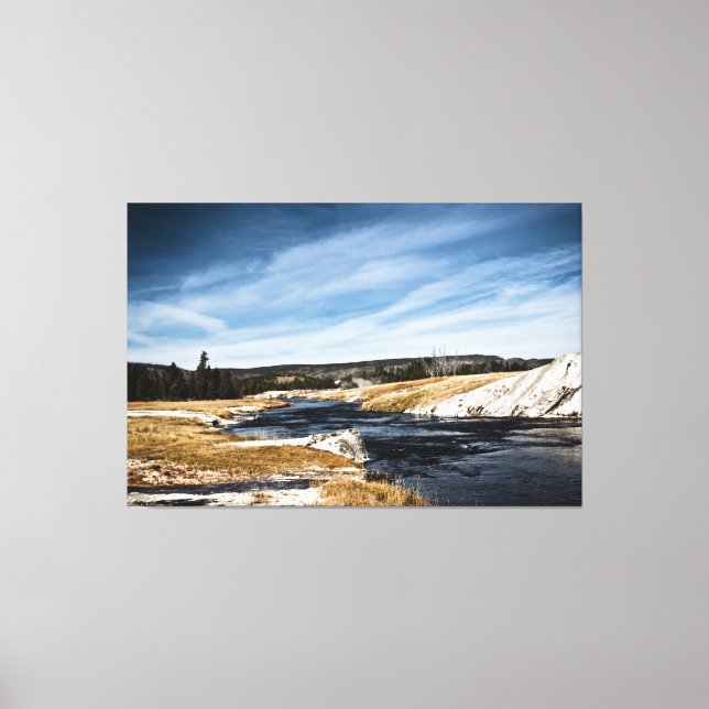 Firehole River Wrapped Canvas (Front)