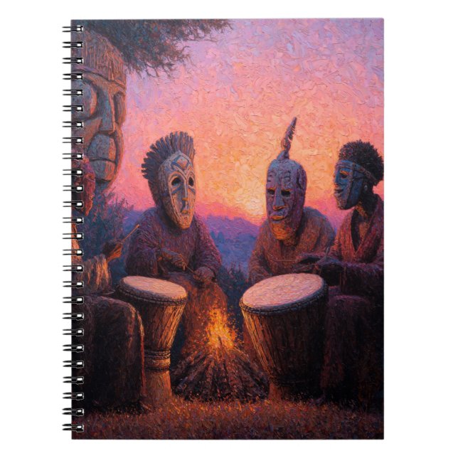 Firelight Drum Circle Notebook (Front)