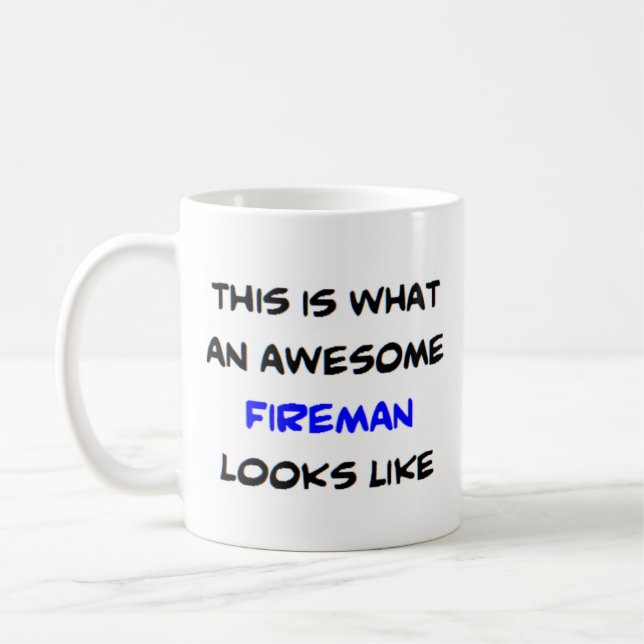 fireman2, awesome coffee mug (Left)
