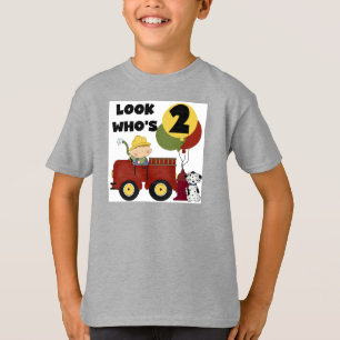 Fireman 2nd Birthday Tshirts and Gifts