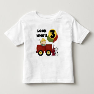 Fireman 3rd Birthday T-shirts and Gifts