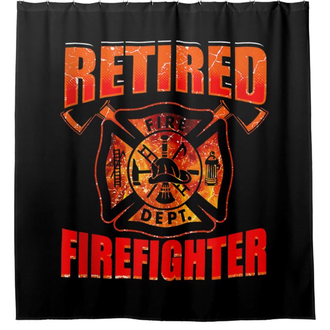Fireman American Flag Red Line US Firefighter (Front)