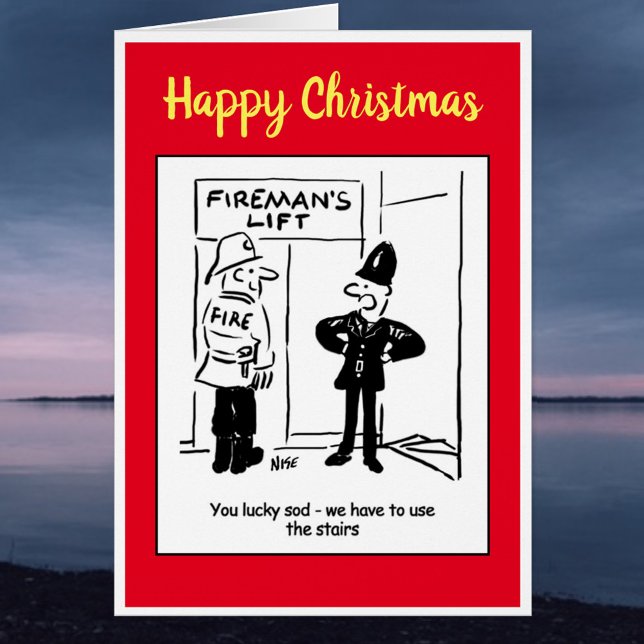 Fireman and Policeman Share a Joke (Creator Uploaded)