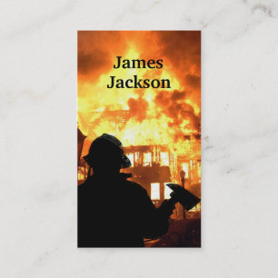 Fireman business cards