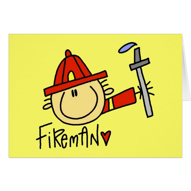 Fireman Cards (Front Horizontal)