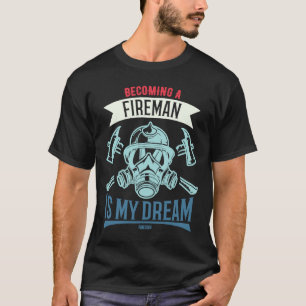 Fireman Child Fire Rescue T-Shirt