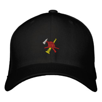 Fireman Embroidered Hat