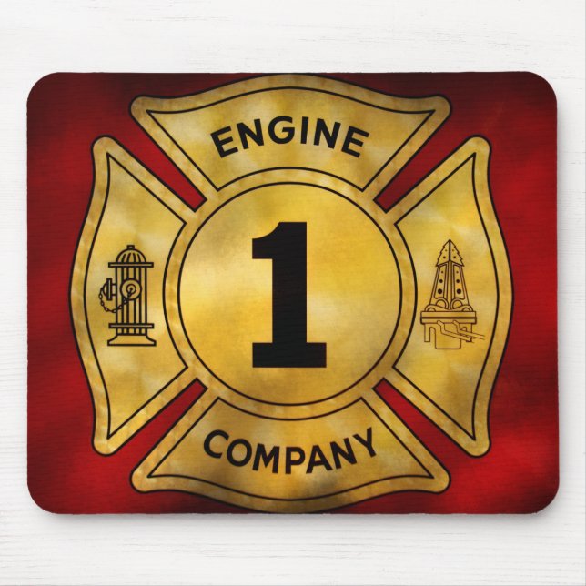 Fireman - Engine Company 1 Mouse Pad (Front)
