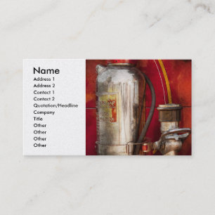 Fireman - Fighting Fires Business Card