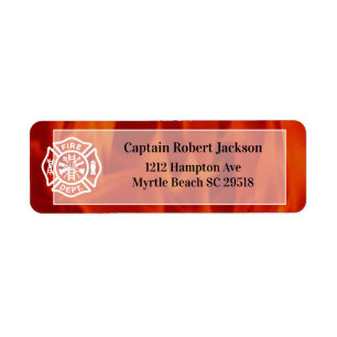 Fireman Fire Badge Firefighter Address