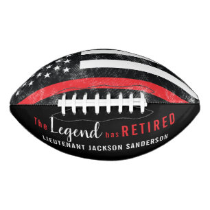 Fireman Fire Department Firefighter Retirement Football