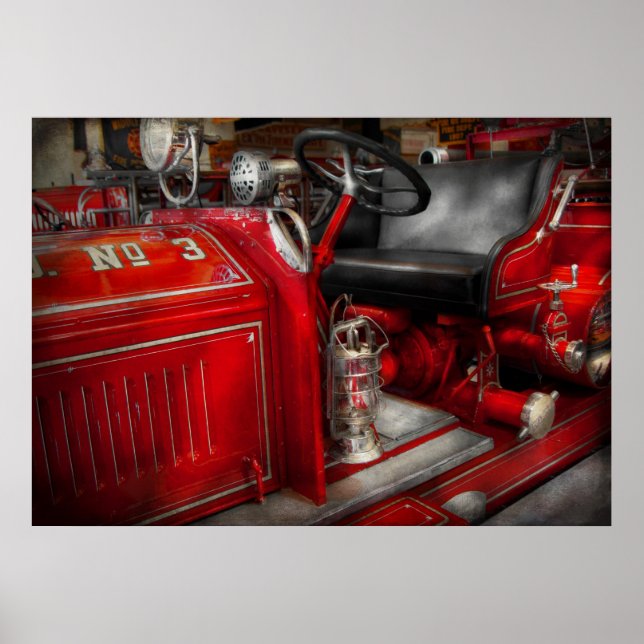 Fireman - Fire Engine No 3 Poster (Front)