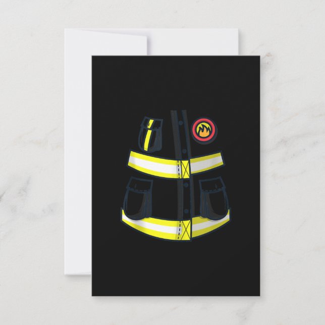 Fireman Firefighter Costume Halloween (Front)