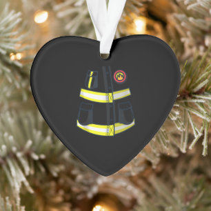 Fireman Firefighter Costume Halloween Ornament