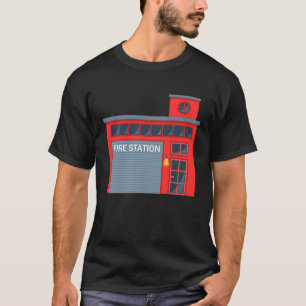 Fireman Firefighter Fire Station Firehouse T-Shirt