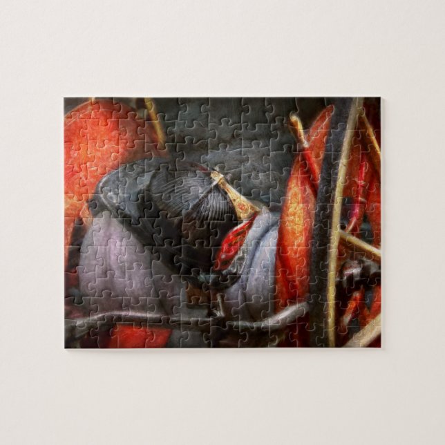Fireman - Hat - South Plainfield Fire Dept Jigsaw Puzzle (Horizontal)