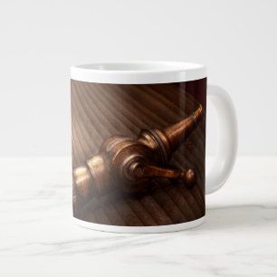 Fireman - It's polite to point Large Coffee Mug