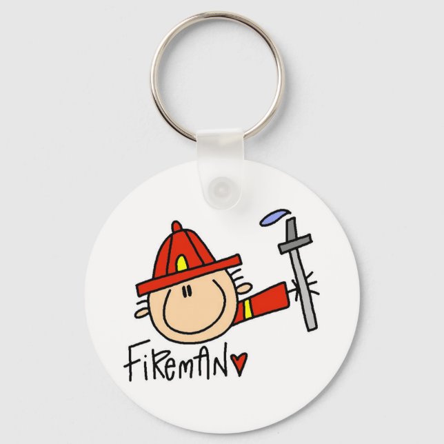 Fireman Keychain (Front)