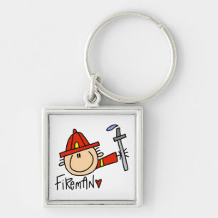 Fireman Keychain