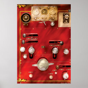 Fireman - Lever's and Valves Poster