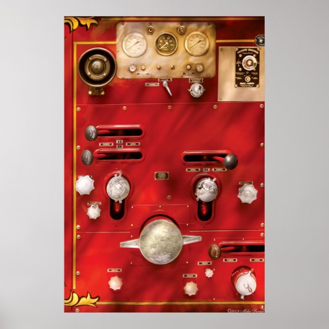 Fireman - Lever's and Valves Poster (Front)