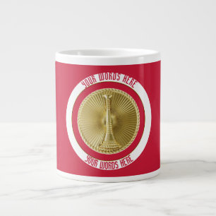 Fireman Lieutenant Bugle Custom Large Coffee Mug