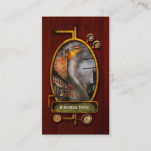 Fireman - New York NY - Show me a sign 1916 Business Card