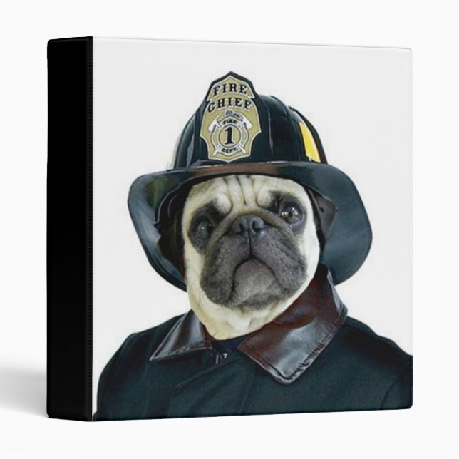 Fireman pug binder (Front/Spine)