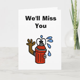 Fireman Retirement Card   Customize It!