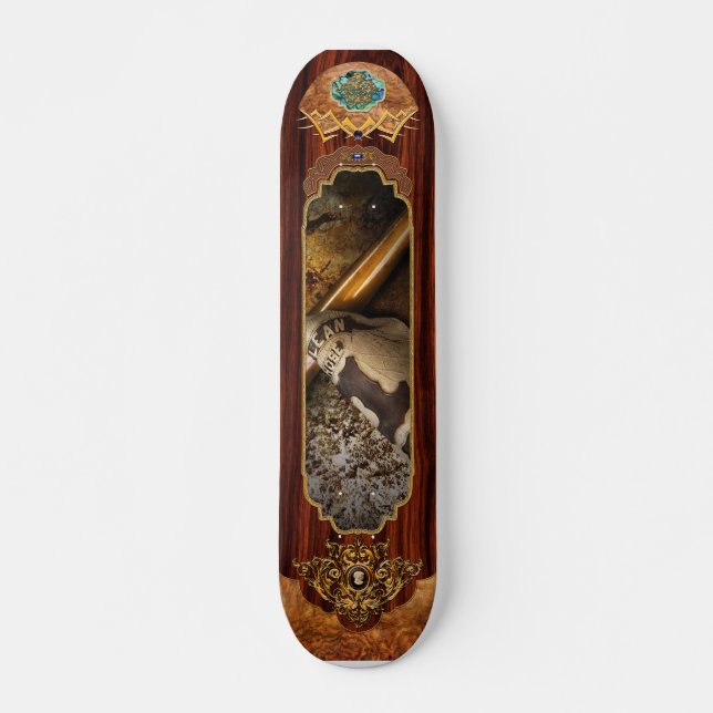 Fireman - Saluting a hero Skateboard (Front)