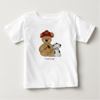 Fireman Teddy T-Shirt