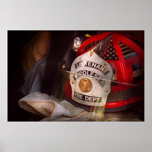 Fireman - The Lieutenants cap Poster (Front)