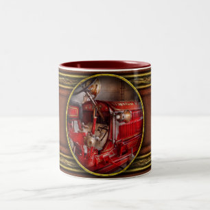Fireman - Waiting for a call Two-Tone Coffee Mug