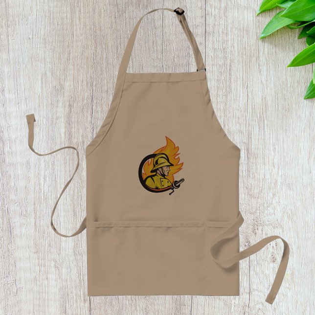 Fireman With A Hose Apron (Creator Uploaded)