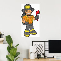 Fireman With An Axe