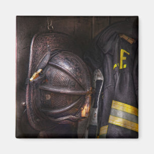 Fireman - Worn and used Magnet