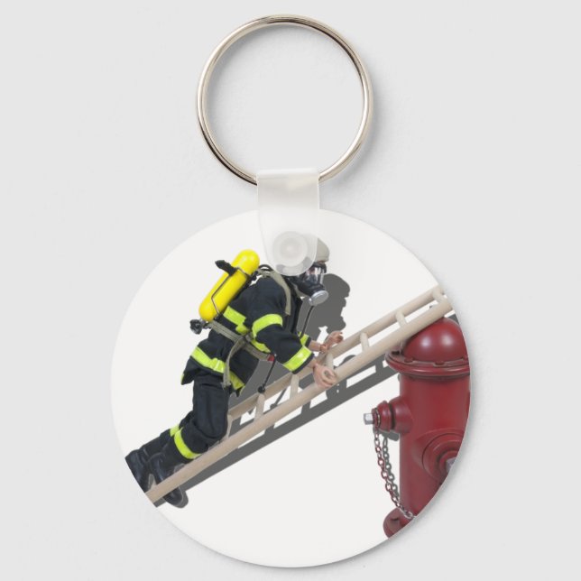FiremanLadderHydrant050512.png Keychain (Front)