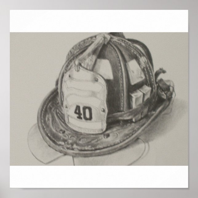 FIREMAN'S HELMAT POSTER (Front)