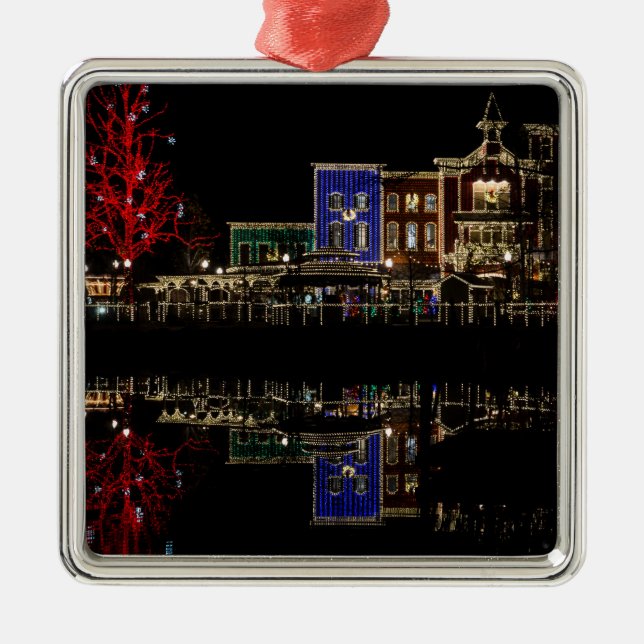 Firemans Landing Christmas Metal Ornament (Front)