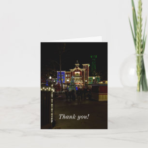 Firemans Landing Christmas Thank You Card