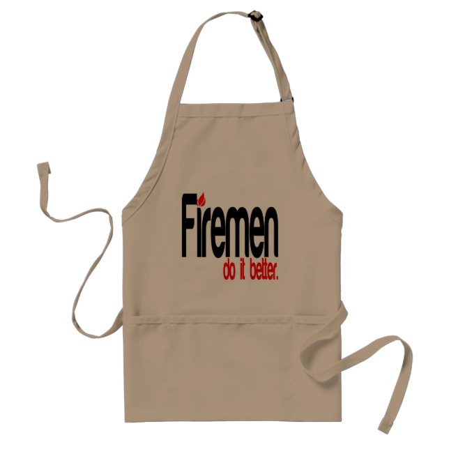 Firemen Do It Better Joke Standard Apron (Front)