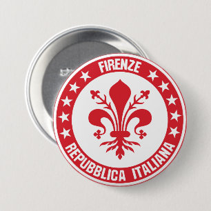 Firenze                                            3 inch round button