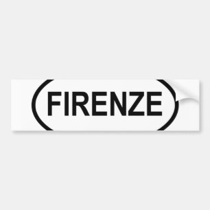 Firenze Bumper Sticker